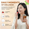 nETiXER Ashwagandha Gummies – Vegan, Strawberry Flavor – with KSM-66 300mg & Vitamin D2 50mcg – Gluten-Free, Gelatin-Free, Non-GMO – 60 Gummies – Adaptogen Supplement for Adults