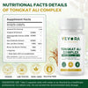 VEYORA Tongkat Ali Complex 1000mg | Tongkat Ali + Ashwagandha + Zinc | 60 Vegan Capsules