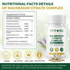 VEYORA Magnesium Citrate Complex 1000mg | Chasteberry + Vitamin B6 | 60 Vegan Capsules