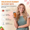 nETiXER Immunity Gummies – 60 Vegan Berry Gummies with Vitamins A, C, D, E, B12, Biotin, Zinc, Iodine – Gelatin-Free, Gluten-Free, Non-GMO – No Artificial Colors or Flavors | Individually Wrapped