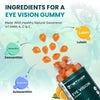nETiXER Eye Vision Gummies – 60 Berry-Flavored Vegan Gummies with Lutein, Zeaxanthin, Astaxanthin, DHA, Vitamins A, C, E – Gelatin-Free, Gluten-Free | Individually Wrapped