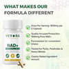 VEYORA NAD+ 1000 mg | 60 Vegan Capsules | Nicotinamide Adenine Dinucleotide (NAD+) | Dietary Supplement | Non-GMO | Gluten-Free | Made for USA