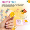 nETiXER Probiotic Gummies with Vitamin C, Vitamin B12, Folic Acid, Zinc, Niacinamide, Riboflavin & Probiotics (40 Million CFU) | 60 Vegan Gummies | Mango Flavor | Gluten-Free | Individually Wrapped