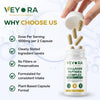 VEYORA Collagen Peptides Complex 1000 mg | 60 Vegan Capsules | with Hyaluronic Acid & Biotin | Plant-Based Marine-Free Formula Beauty Wellness