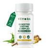 VEYORA Digestive Enzyme Complex 1000mg | Probiotic + Inulin Fiber | 60 Vegan Capsules
