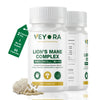 VEYORA Lion's Mane Complex 1000mg | Bacopa + Citicoline | 60 Vegan Capsules