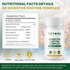VEYORA Digestive Enzyme Complex 1000 mg | 60 Vegan Capsules | with Probiotic & Inulin Fiber | Multi-Source Clean Label Formula | Non-GMO | Gluten-Free