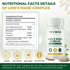 VEYORA Lion's Mane Complex 1000mg | Bacopa + Citicoline | 60 Vegan Capsules
