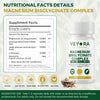 VEYORA Magnesium Bisglycinate Complex | KSM-66® Ashwagandha + GABA + L-Theanine + Melatonin | 60 Veg Capsules