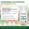 VEYORA Berberine HCl 1000mg | 60 Vegan Capsules