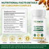 VEYORA Curcumin Complex 1000mg | Curcumin 95% + Boswellia + MSM | 60 Vegan Capsules
