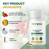 VEYORA Berberine HCl Complex 1000mg | Berberine + Cinnamon + Chromium | 60 Vegan Capsules