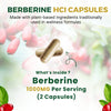 VEYORA Berberine HCl 1000mg | 60 Vegan Capsules