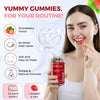 nETiXER Biotin Gummies 5000 mcg | Multivitamin Gummies | Vitamins A C D E B6 B12 with Zinc | Strawberry Flavor | Vegan | Individually Wrapped | 60 Count