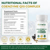 VEYORA Coenzyme Q10 Complex 60 Veg Capsules Premium CoQ10 + PQQ + ALC + Resveratrol & Shilajit Balanced Nutrient Blend for Daily Use