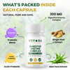 VEYORA Digestive Enzyme Complex 1000 mg | 60 Vegan Capsules | with Probiotic & Inulin Fiber | Multi-Source Clean Label Formula | Non-GMO | Gluten-Free