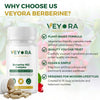 VEYORA Berberine HCl 1000mg | 60 Vegan Capsules