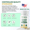 VEYORA Collagen Peptides Complex 1000mg | Vegan Collagen + Hyaluronic Acid + Biotin | 60 Vegan Capsules