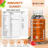 nETiXER Immunity Gummies – 60 Vegan Berry Gummies with Vitamins A, C, D, E, B12, Biotin, Zinc, Iodine – Gelatin-Free, Gluten-Free, Non-GMO – No Artificial Colors or Flavors | Individually Wrapped