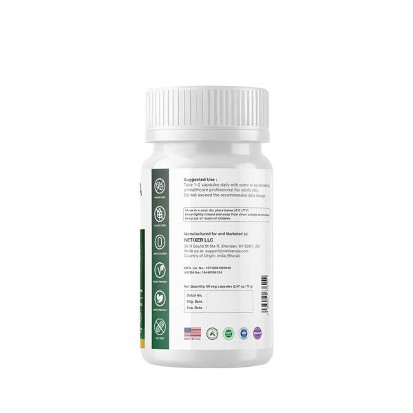VEYORA 26-Strain Pre + Probiotic Capsules 52 Billion CFU FOSSENCE® Prebiotic Fiber Blend