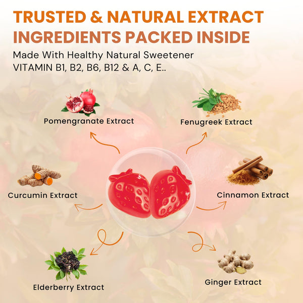nETiXER Immunity Gummies – 60 Vegan Berry Gummies with Vitamins A, C, D, E, B12, Biotin, Zinc, Iodine – Gelatin-Free, Gluten-Free, Non-GMO – No Artificial Colors or Flavors | Individually Wrapped
