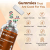nETiXER Ashwagandha Gummies – Vegan, Strawberry Flavor – with KSM-66 300mg & Vitamin D2 50mcg – Gluten-Free, Gelatin-Free, Non-GMO – 60 Gummies – Adaptogen Supplement for Adults